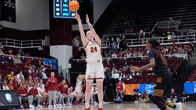 Read more about the article Audi Crooks’ historic night leads Iowa State to March Madness victory