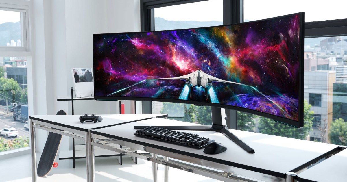 You are currently viewing This monstrous Samsung 57-inch 4K gaming monitor is $700 off