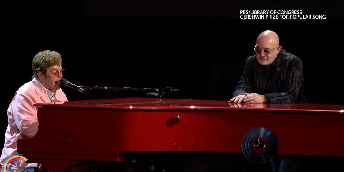 You are currently viewing Elton John and Bernie Taupin receive Gershwin Prize for Popular Song