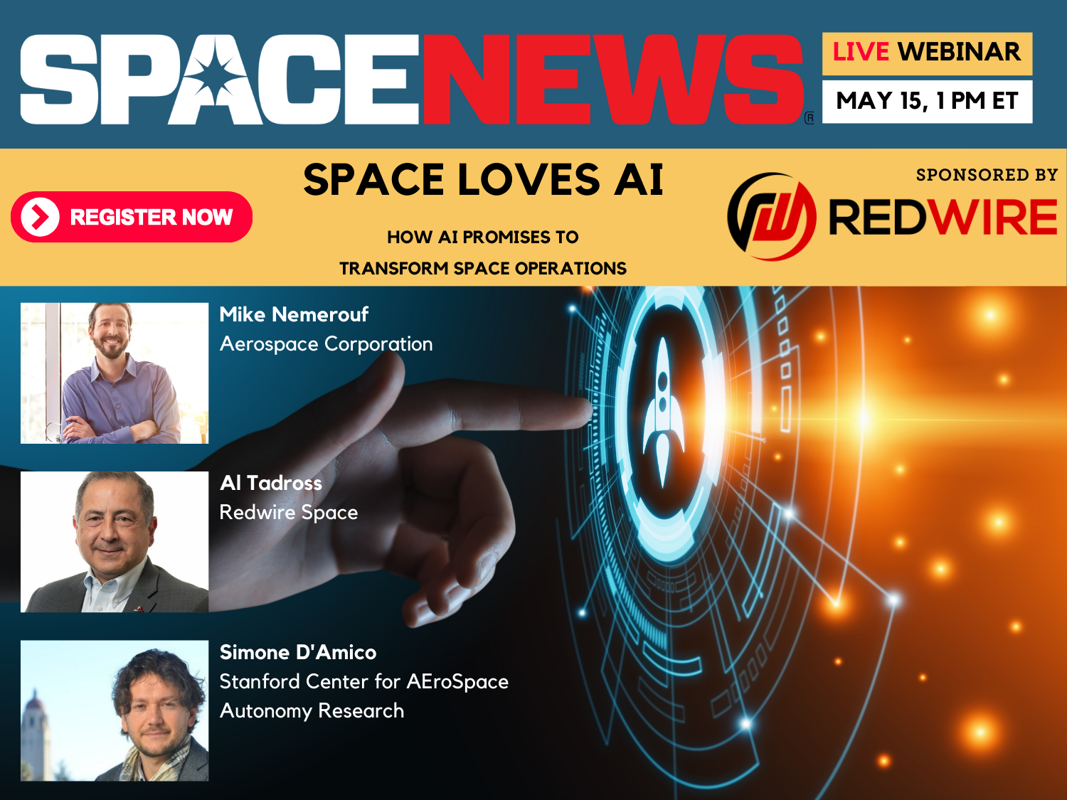 You are currently viewing Webinar – Space Loves AI: How AI promises to transform space operations – SpaceNews